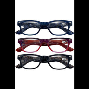 Hummingbird 3-pack Set Basel Blue Light Reading Glasses Multi